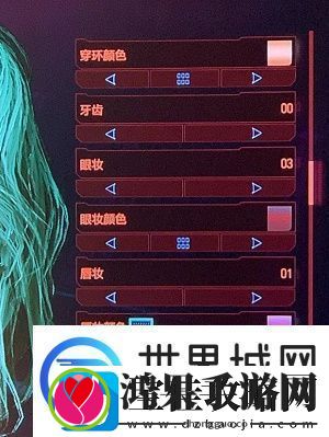 赛博朋克2077捏脸数据大全