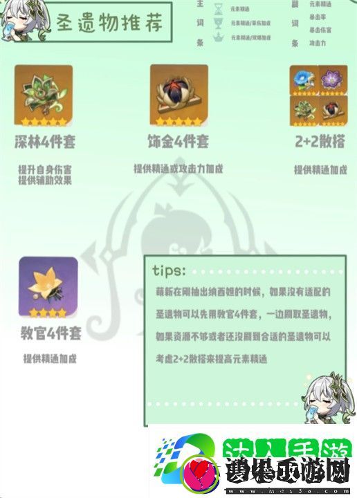 原神角色纳西妲要怎么培养
