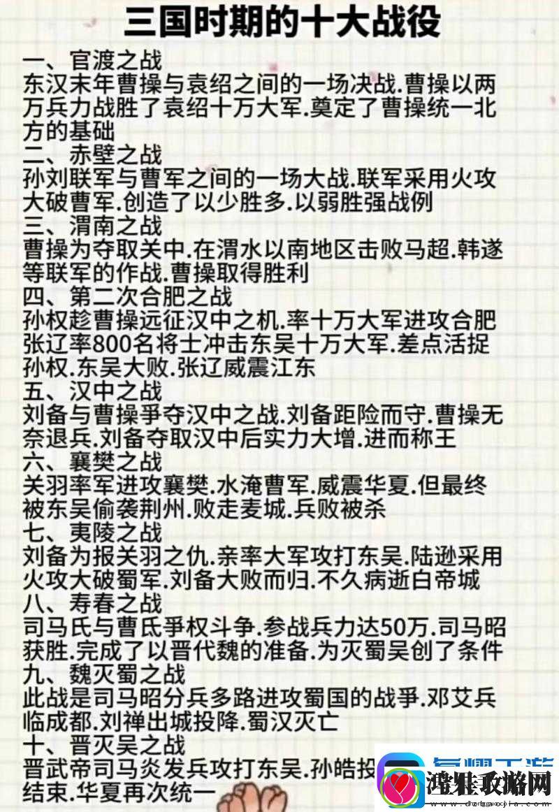 如何在三国之乱舞中完美攻略三国经典战役