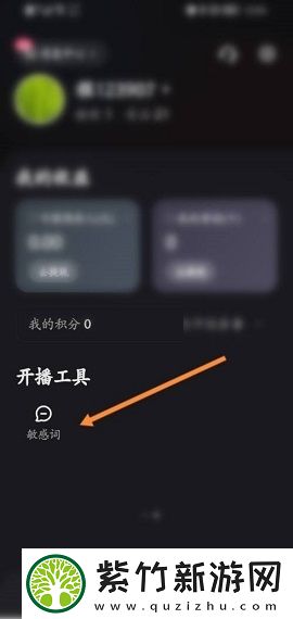 快手直播伴侣怎么添加敏感词
