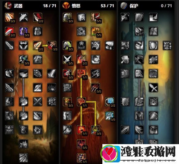 魔兽世界wlk战士狂暴战和武器战练级对比解析